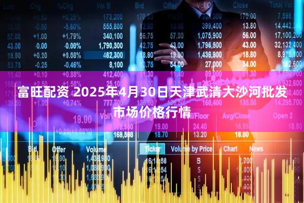 富旺配资 2025年4月30日天津武清大沙河批发市场价格行情